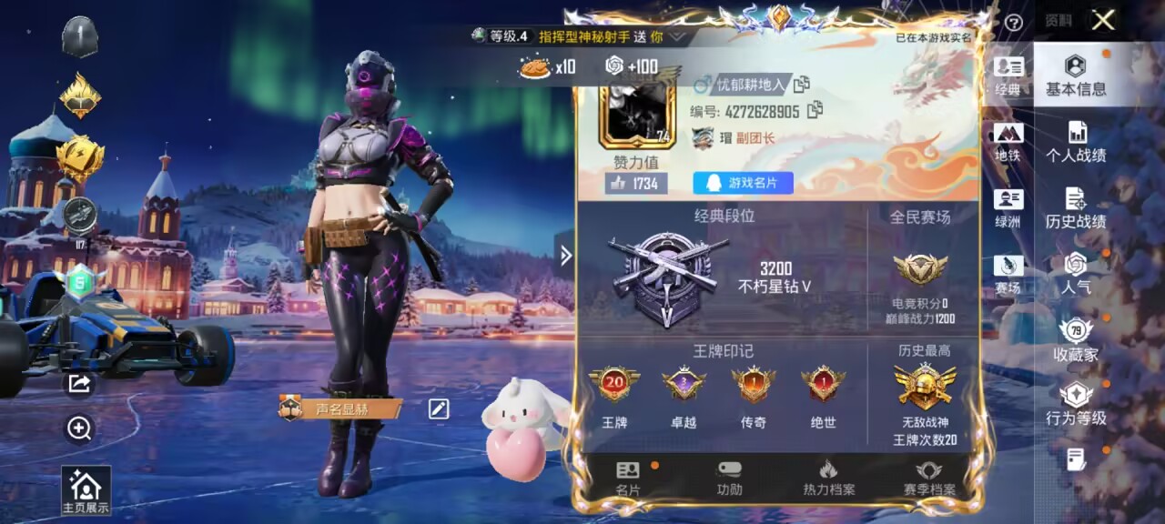 HPSJ3417102和平精英账号详情图2 HPSJ3417102和平精英账号详情图2