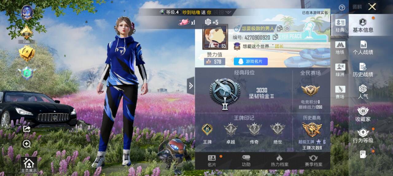 HPSJ3416216和平精英账号详情图2 HPSJ3416216和平精英账号详情图2