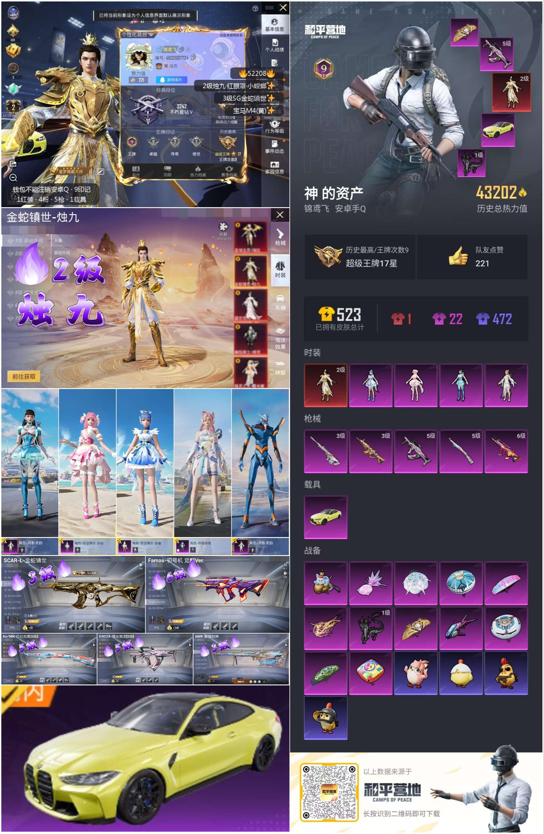 HPSJ3417038和平精英账号详情图4 HPSJ3417038和平精英账号详情图4