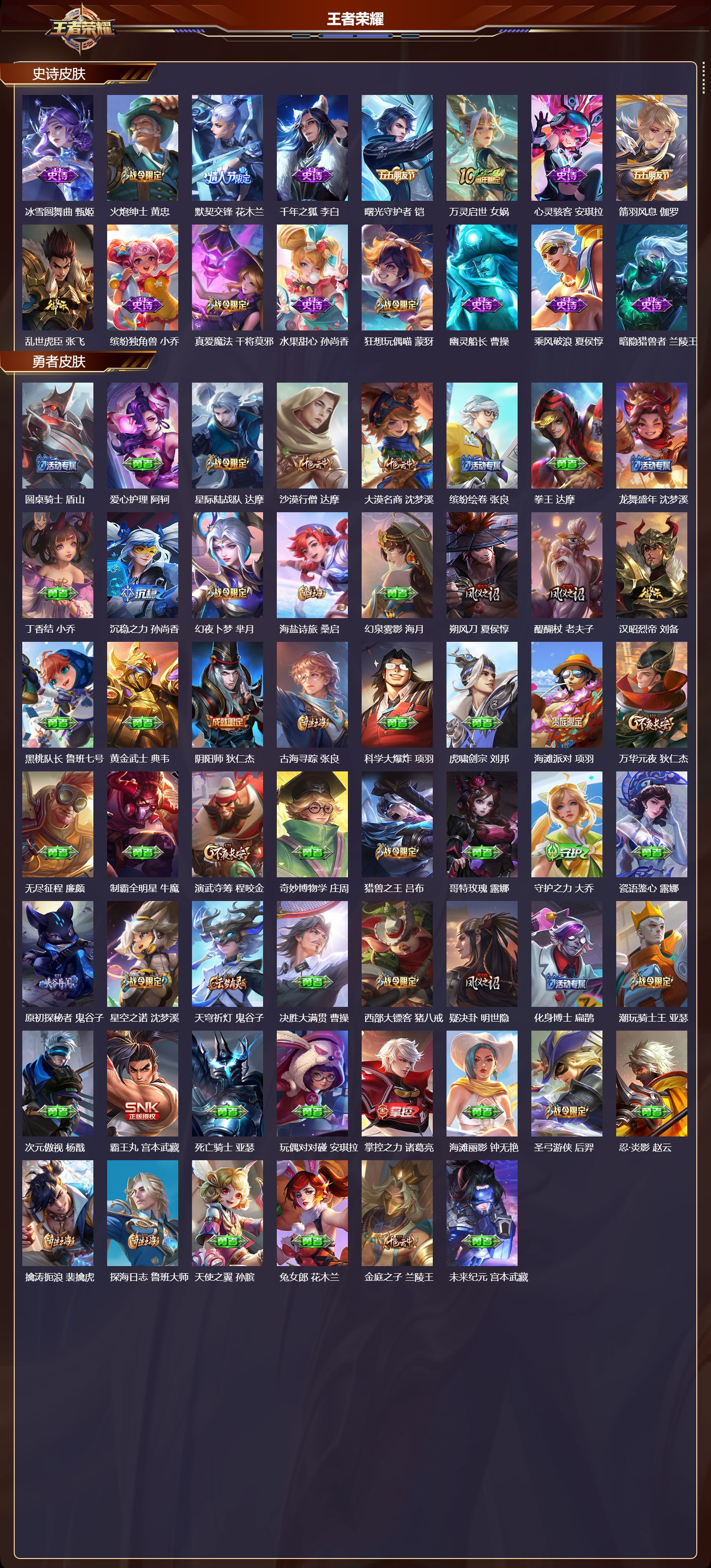 WZMK3413111王者荣耀账号详情图3 WZMK3413111王者荣耀账号详情图3