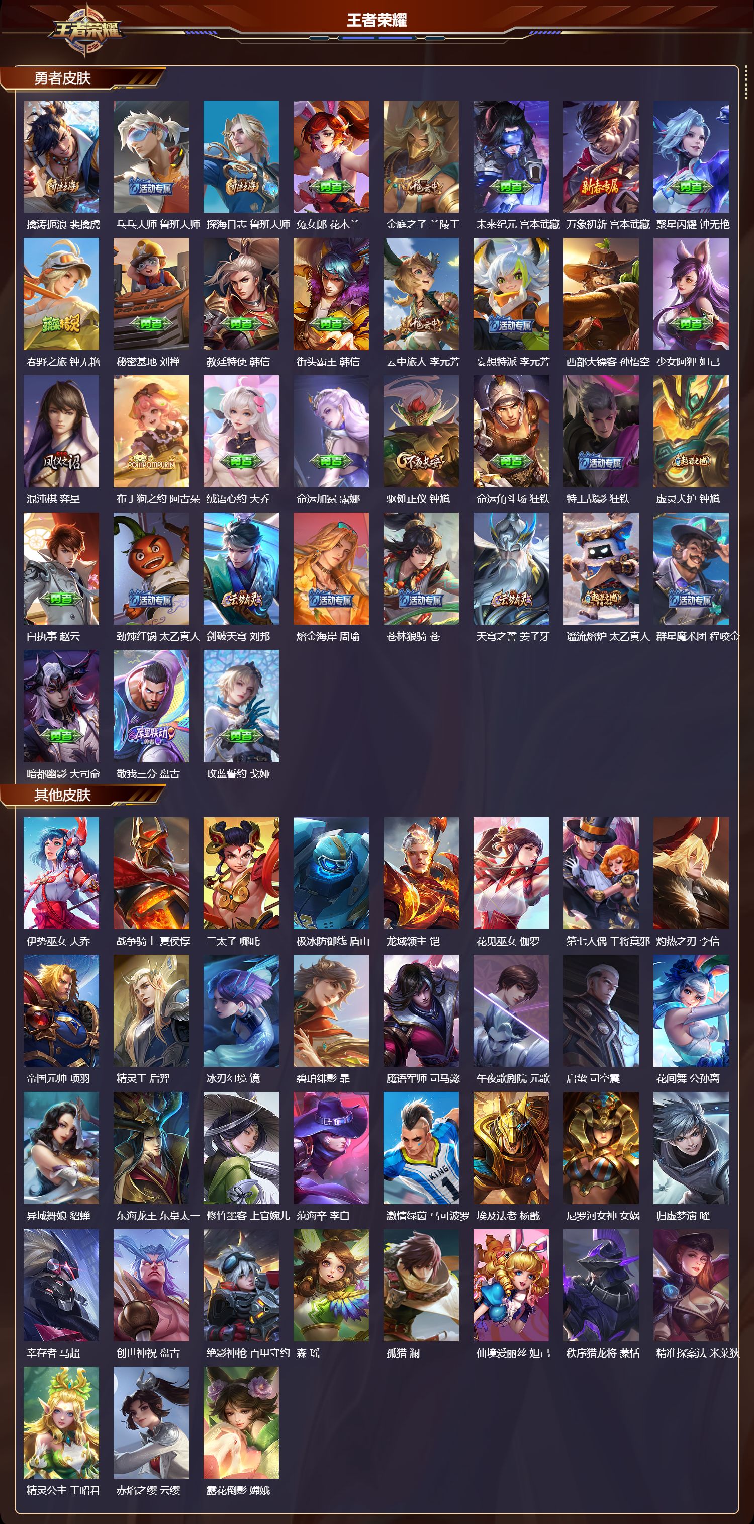 WZMK3412933王者荣耀账号详情图3 WZMK3412933王者荣耀账号详情图3