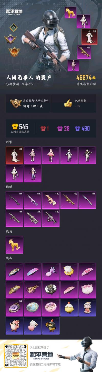 HPSJ3421399和平精英账号详情图4 HPSJ3421399和平精英账号详情图4