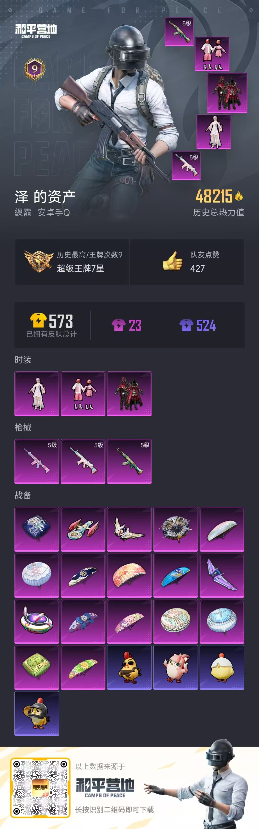 HPSJ3417153和平精英账号详情图4 HPSJ3417153和平精英账号详情图4