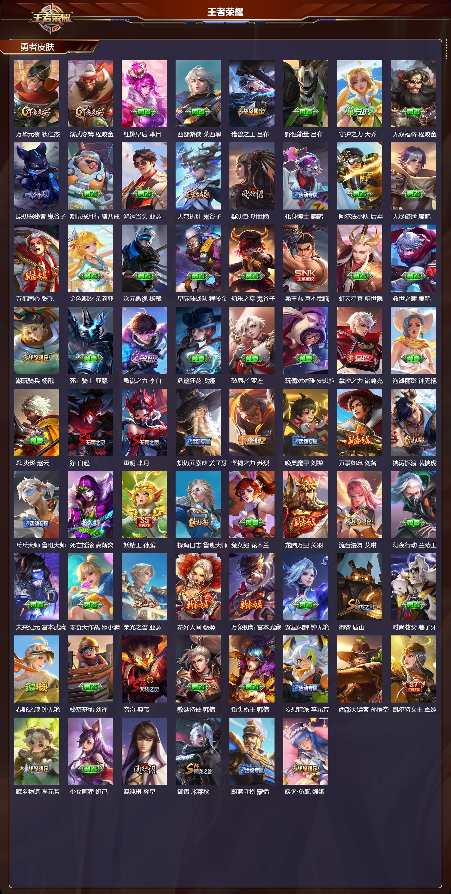 WZQM3473936王者荣耀账号详情图5