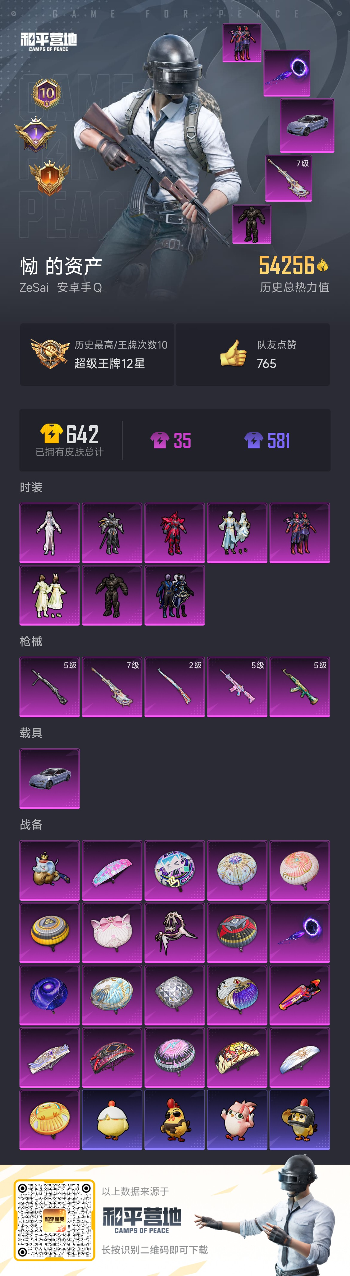 HPSJ3421400和平精英账号详情图5 HPSJ3421400和平精英账号详情图5