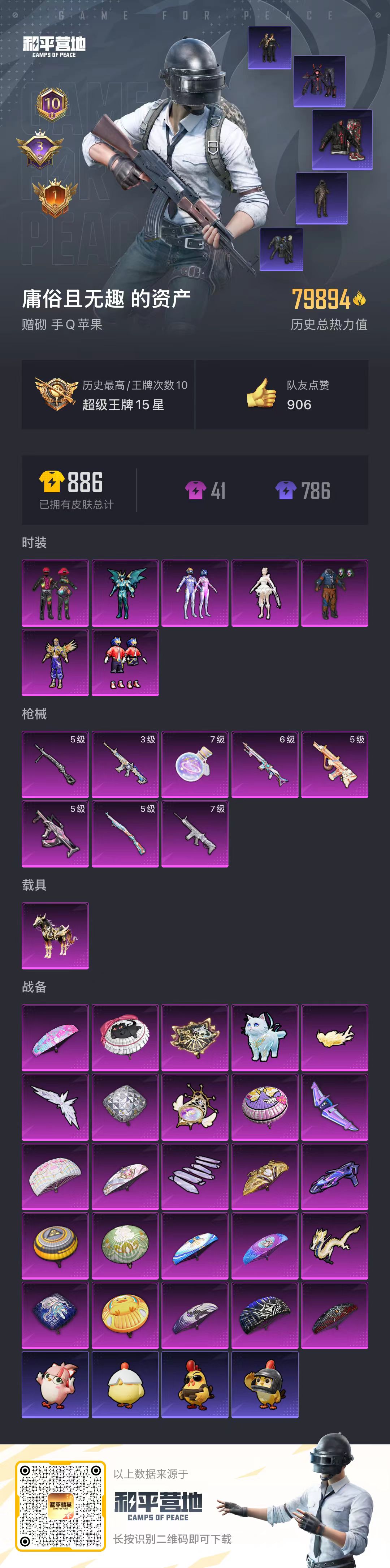 HPSJ3421446和平精英账号详情图5 HPSJ3421446和平精英账号详情图5