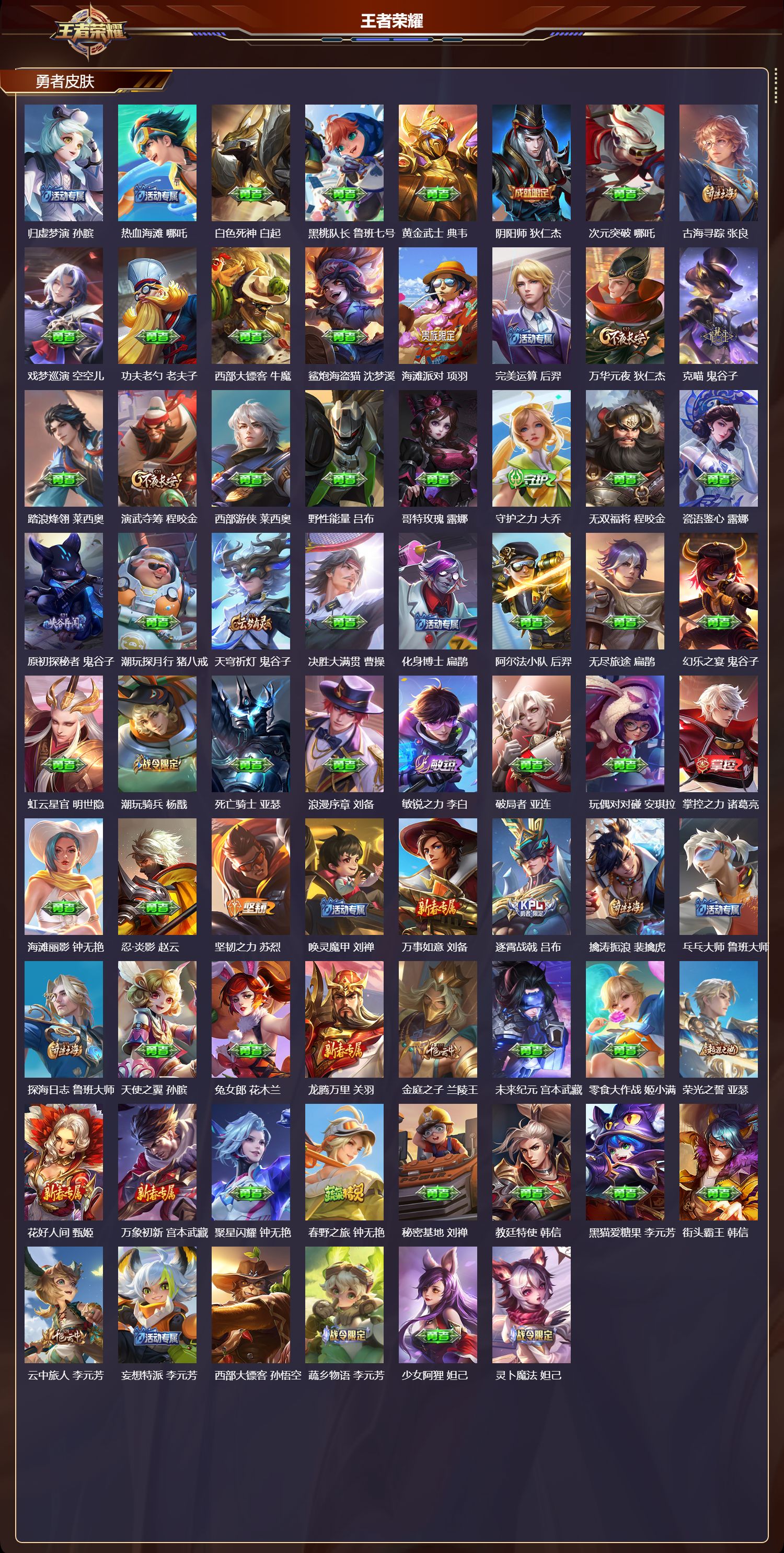 WZQM3479514王者荣耀账号详情图5