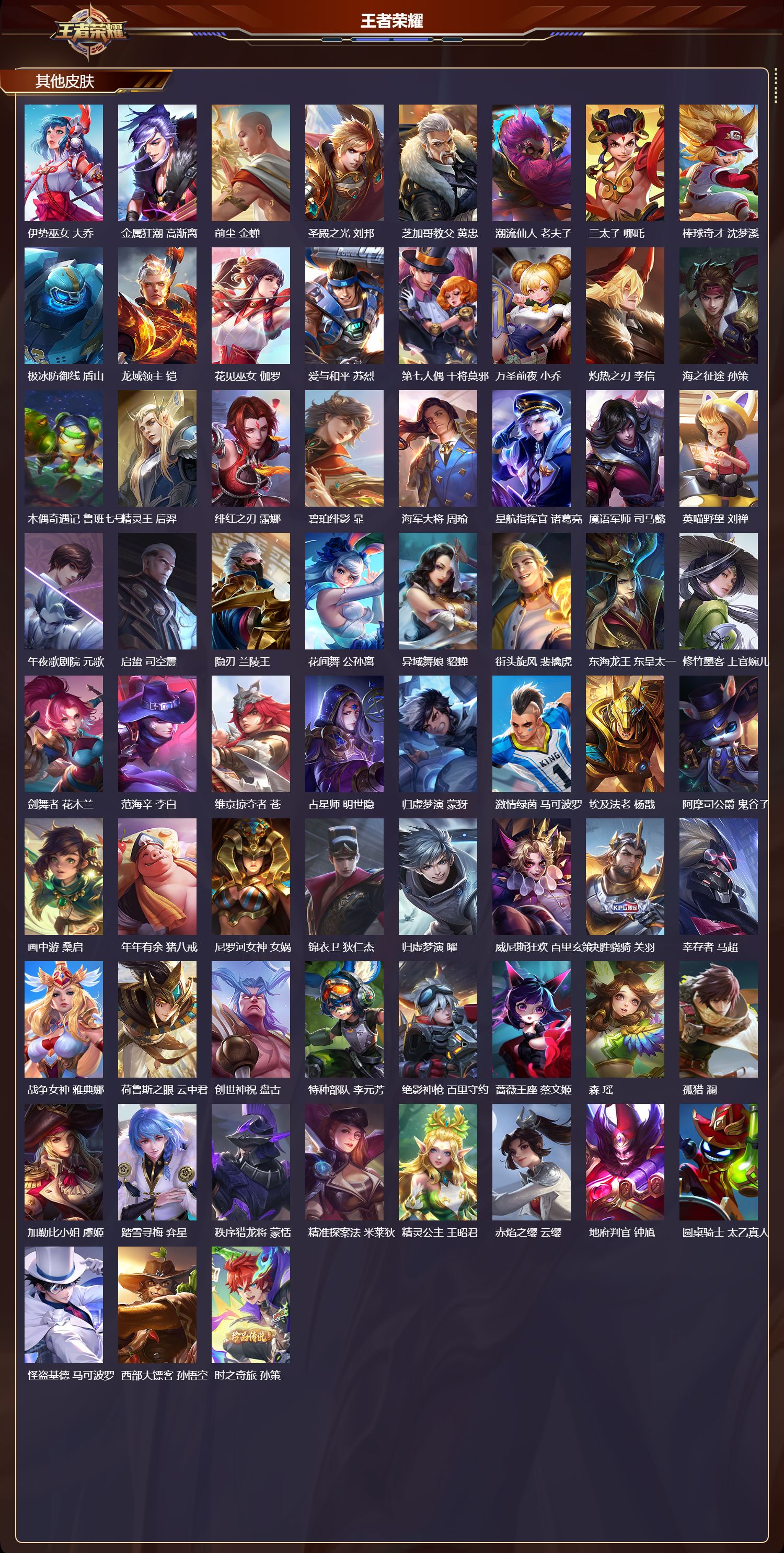 WZMK3414409王者荣耀账号详情图5