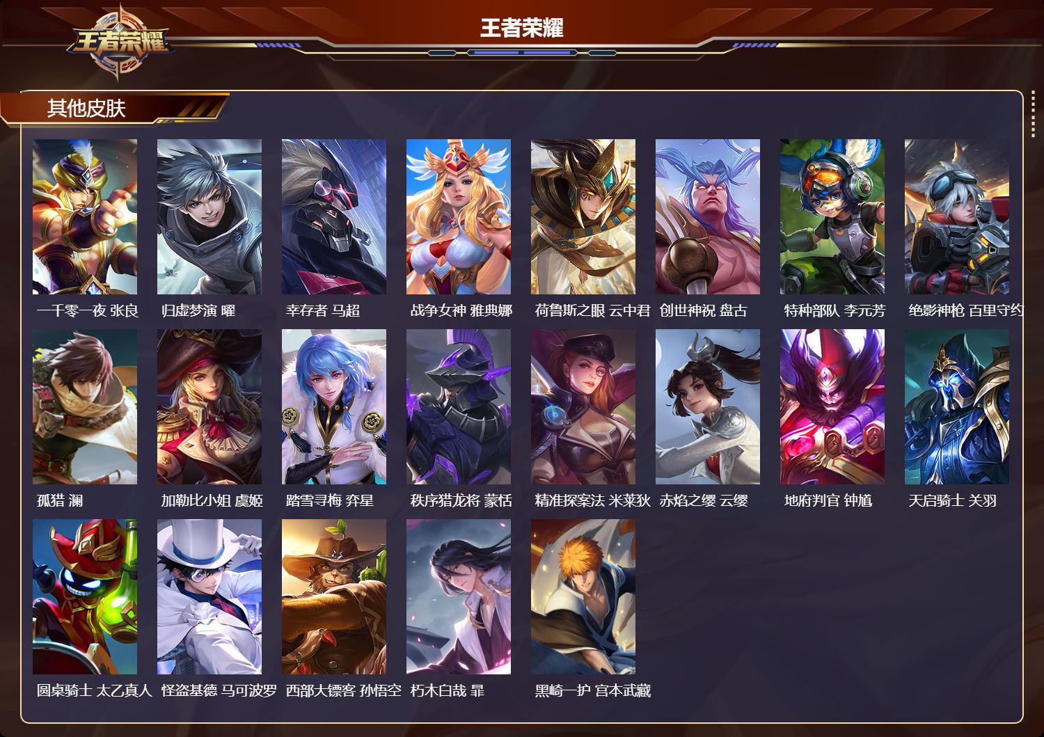 WZMK3414411王者荣耀账号详情图6 WZMK3414411王者荣耀账号详情图6