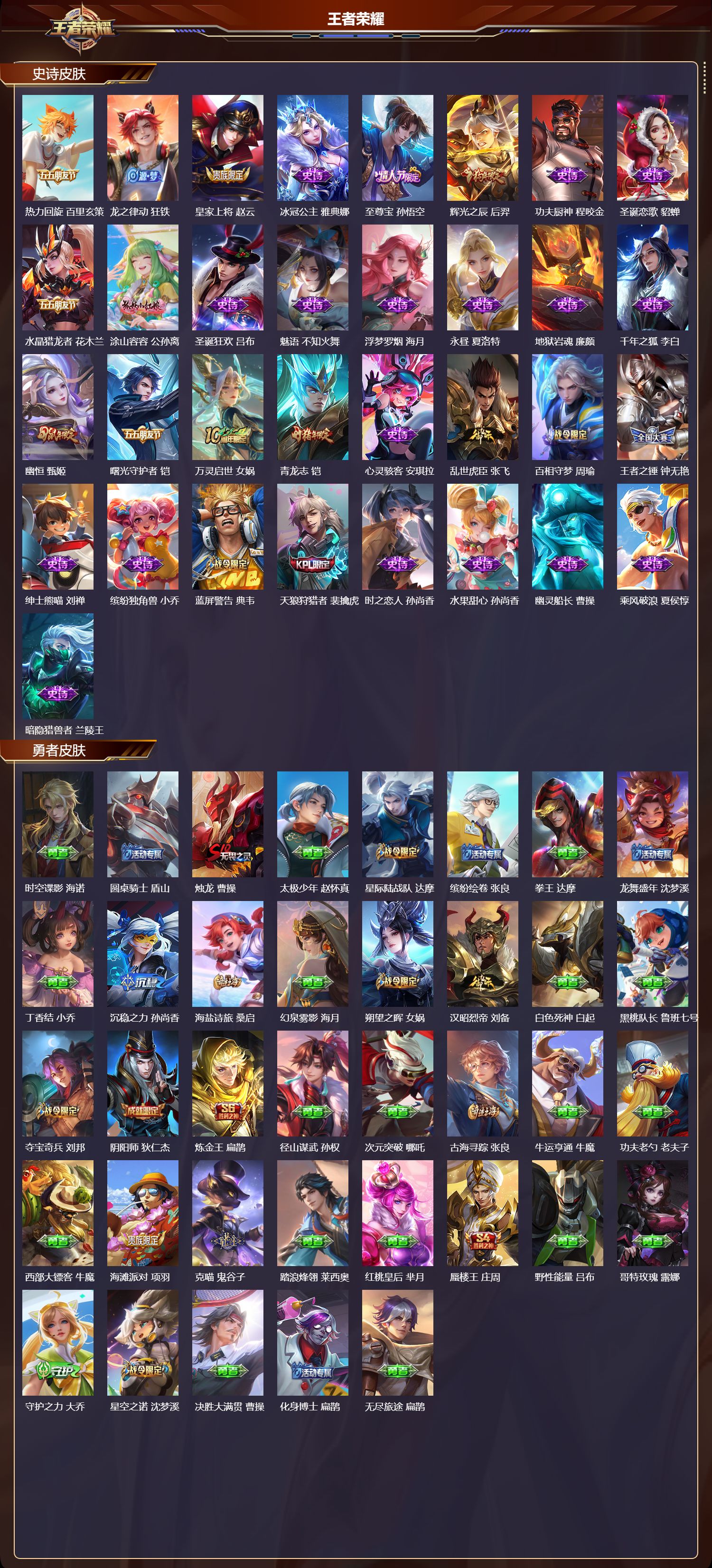 WZMK3414421王者荣耀账号详情图3