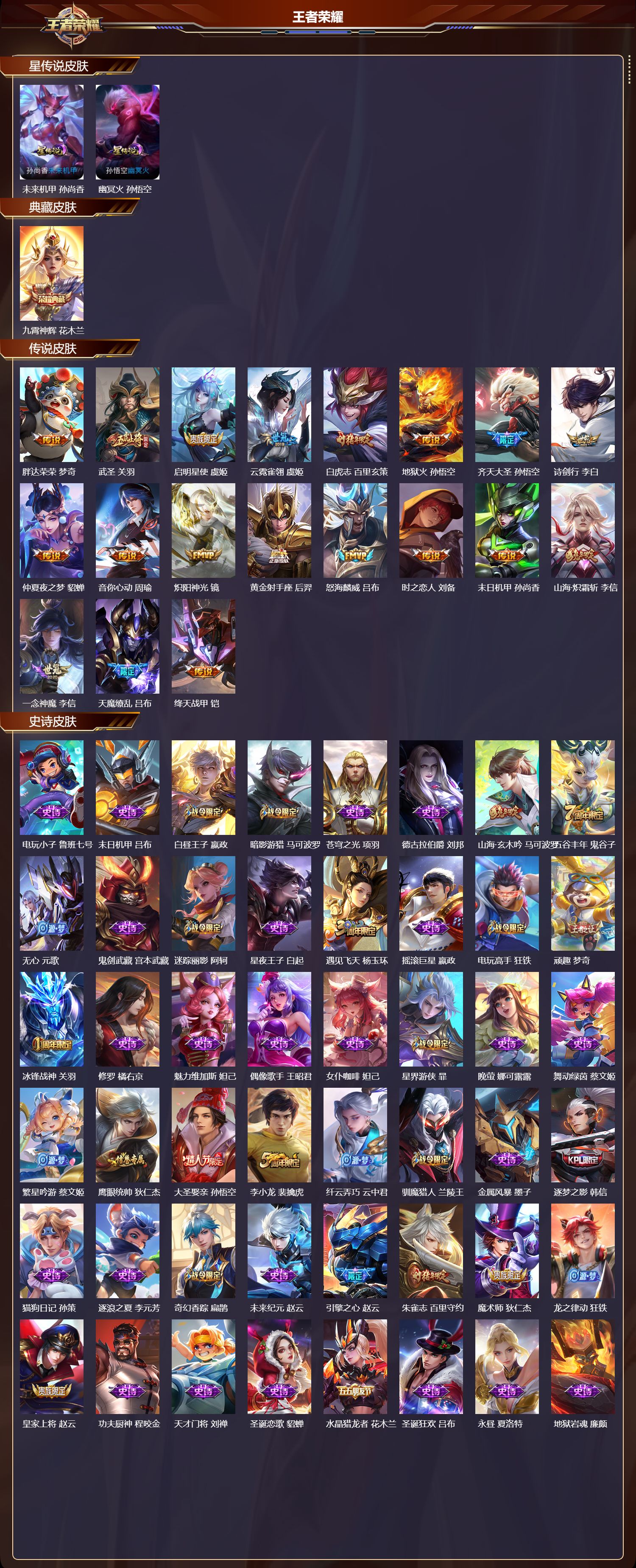 WZMK3414424王者荣耀账号详情图2 WZMK3414424王者荣耀账号详情图2