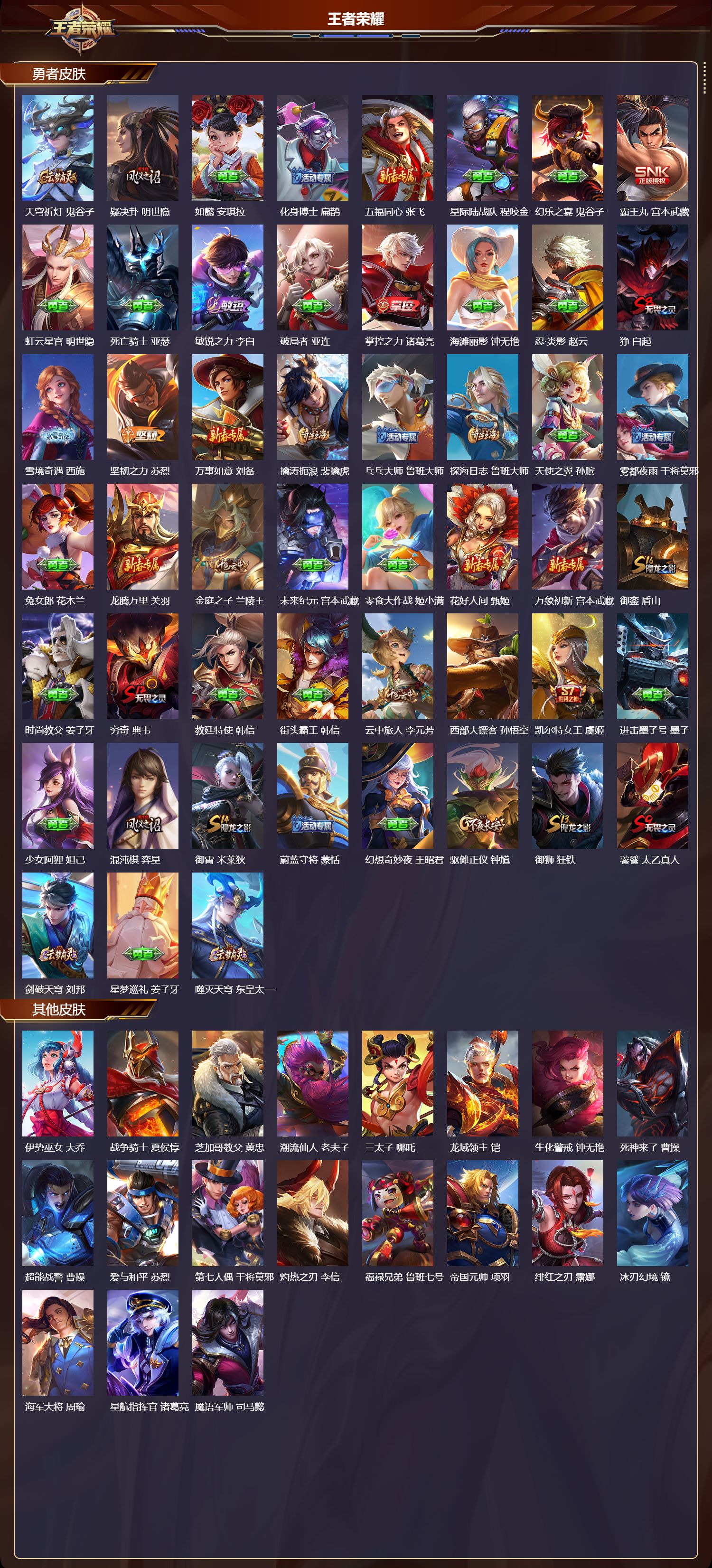 WZMK3414406王者荣耀账号详情图3 WZMK3414406王者荣耀账号详情图3