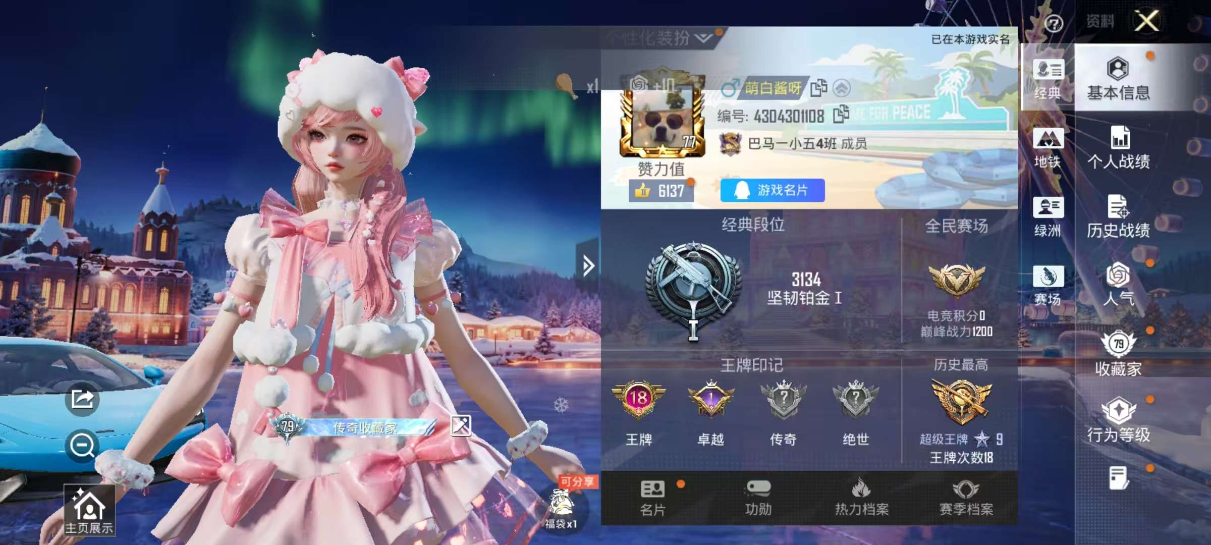 HPSJ3421392和平精英账号详情图3 HPSJ3421392和平精英账号详情图3