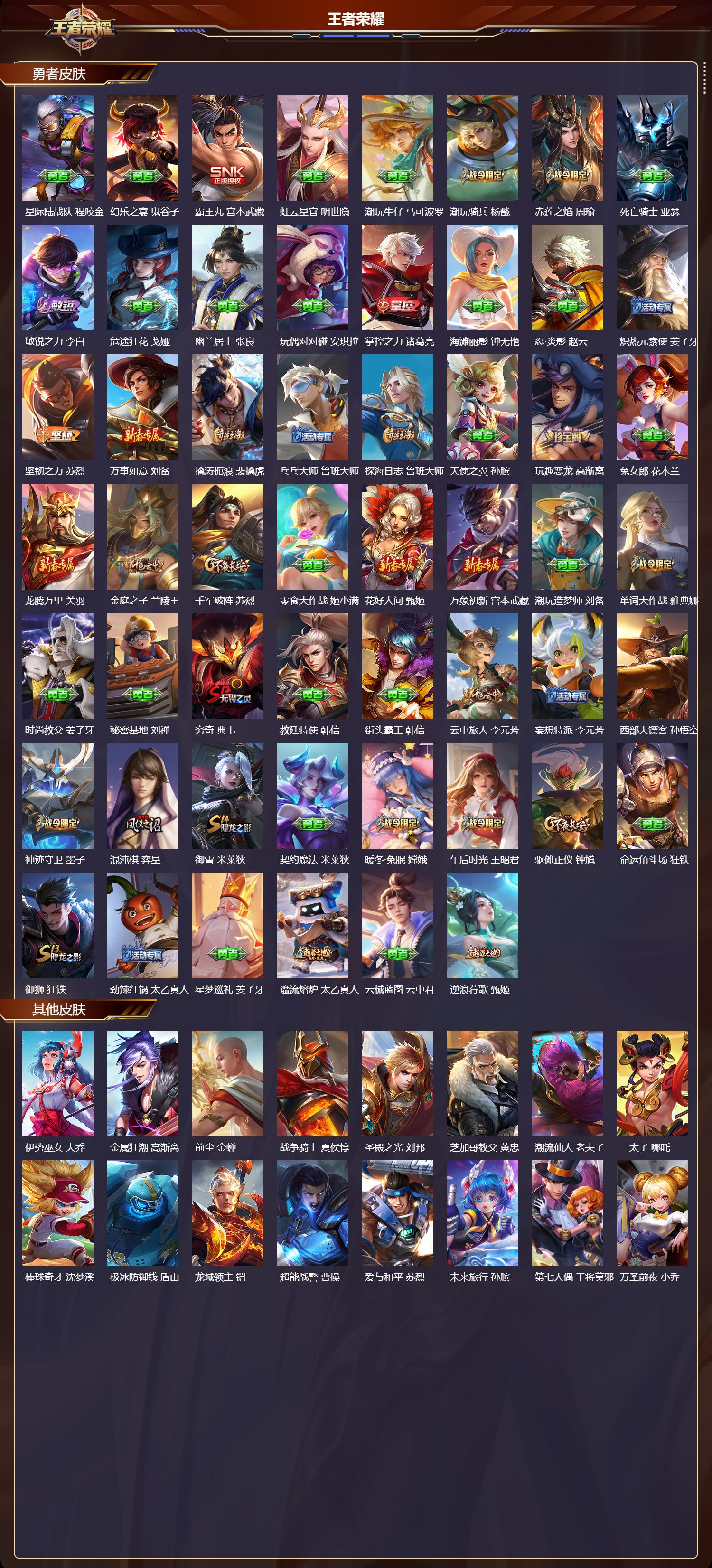 WZMK3414424王者荣耀账号详情图4 WZMK3414424王者荣耀账号详情图4