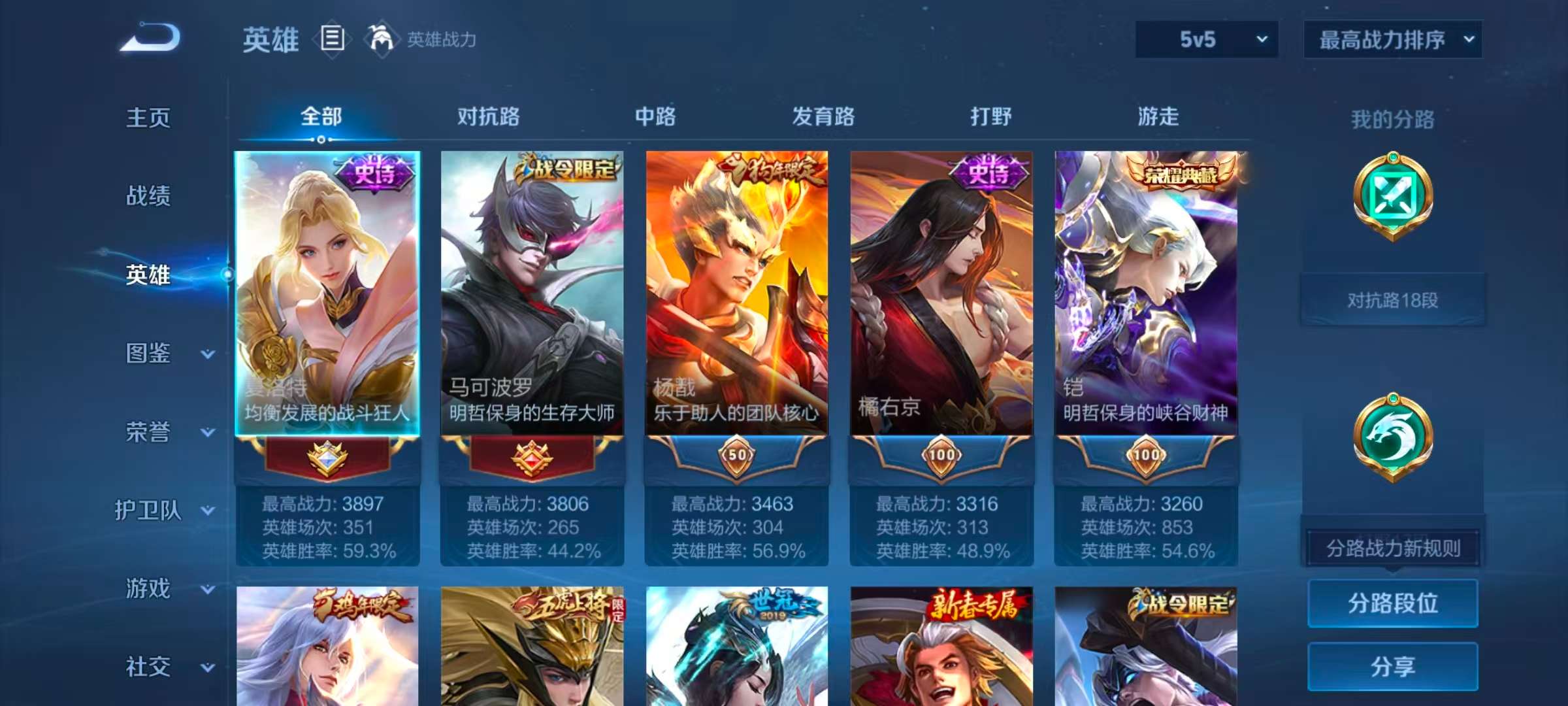 WZCMW415577王者荣耀账号详情图6