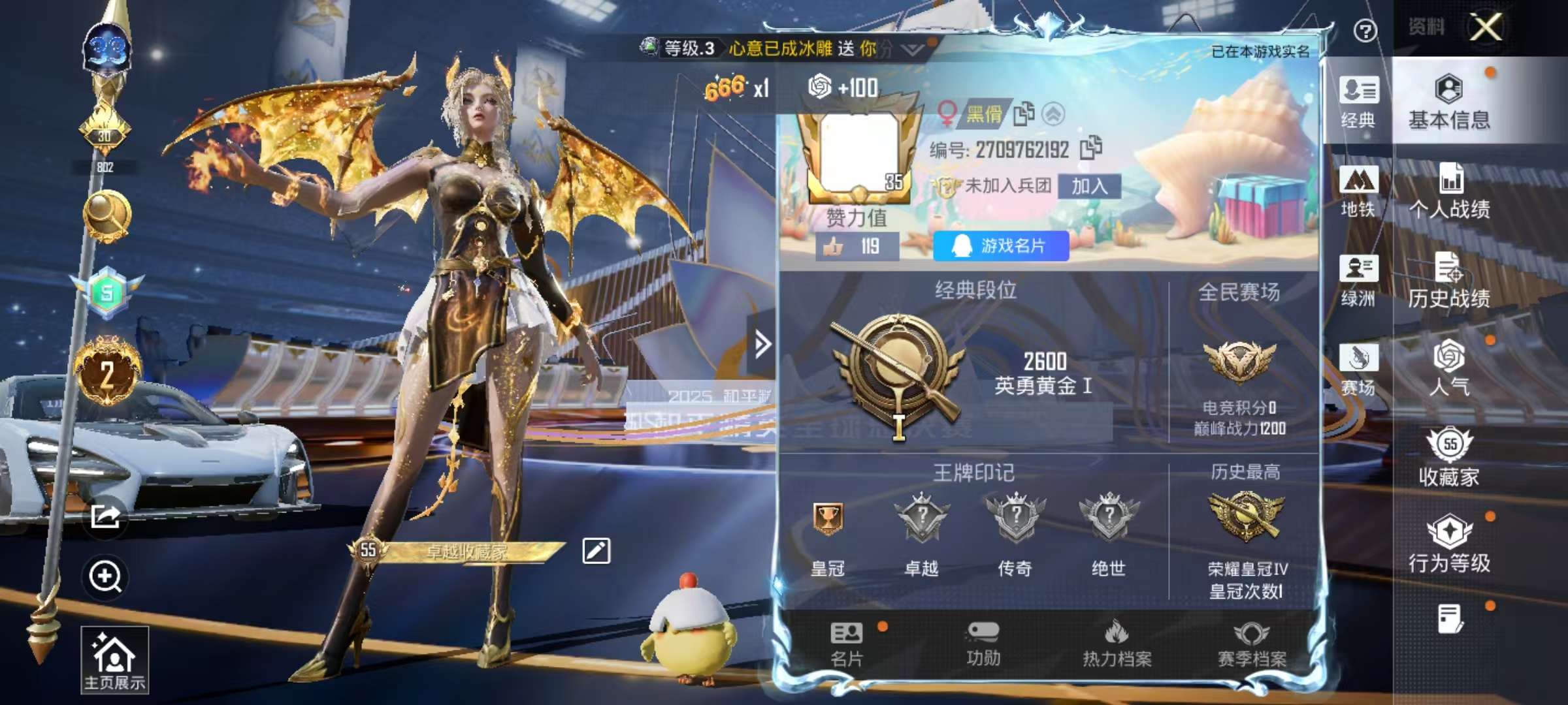 HPSJ3417131和平精英账号详情图3 HPSJ3417131和平精英账号详情图3