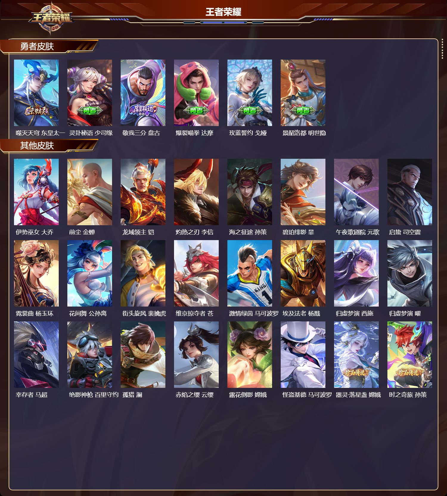 WZMK3414419王者荣耀账号详情图4