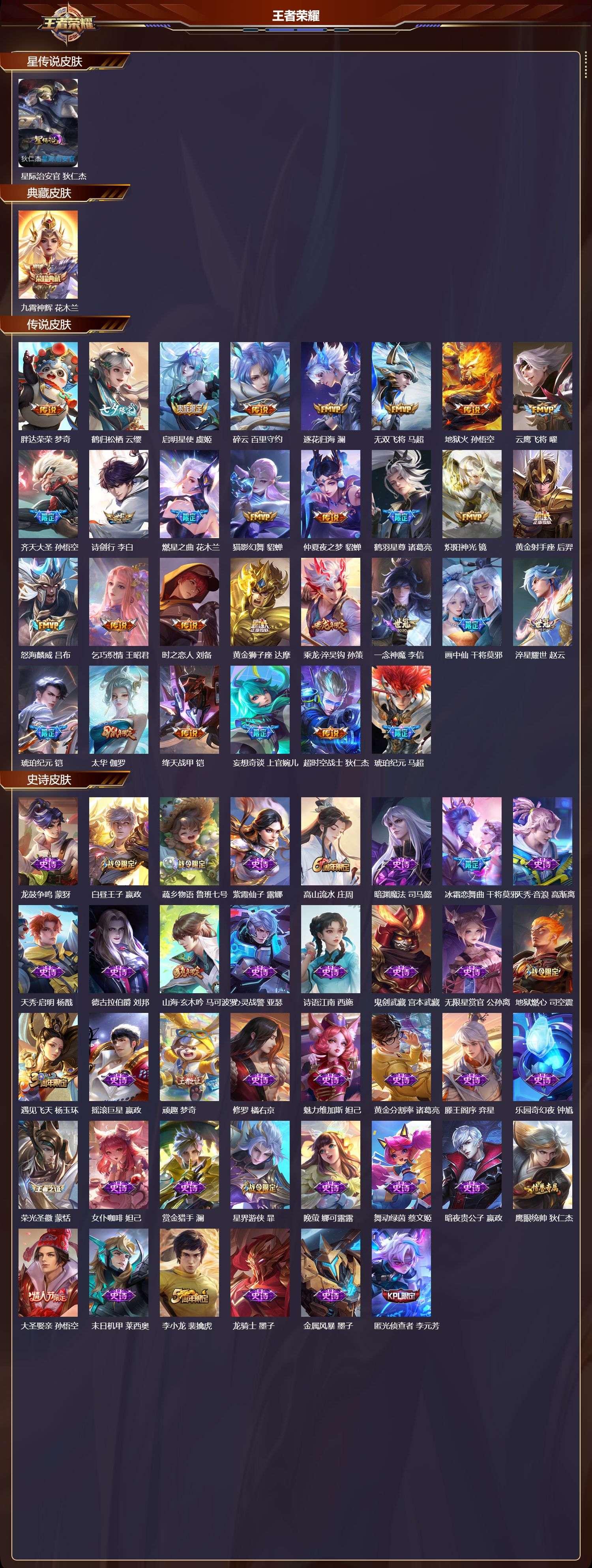 WZQM3473936王者荣耀账号详情图3