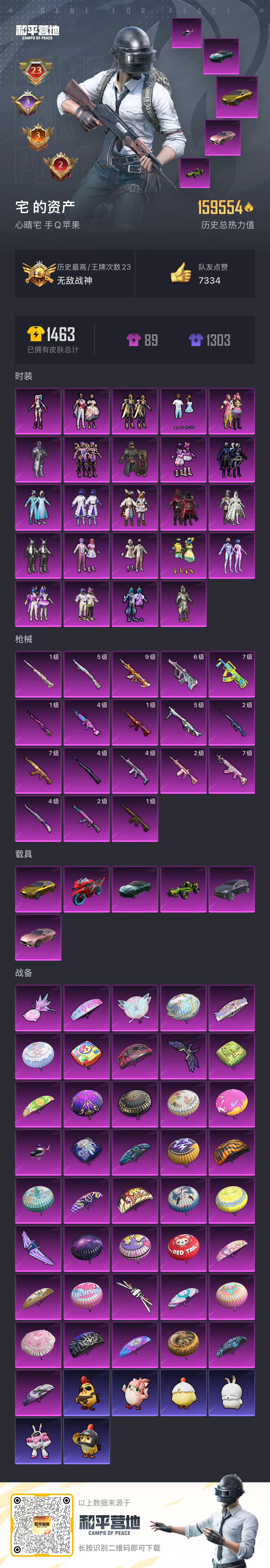 HPSJ3421445和平精英账号详情图4 HPSJ3421445和平精英账号详情图4