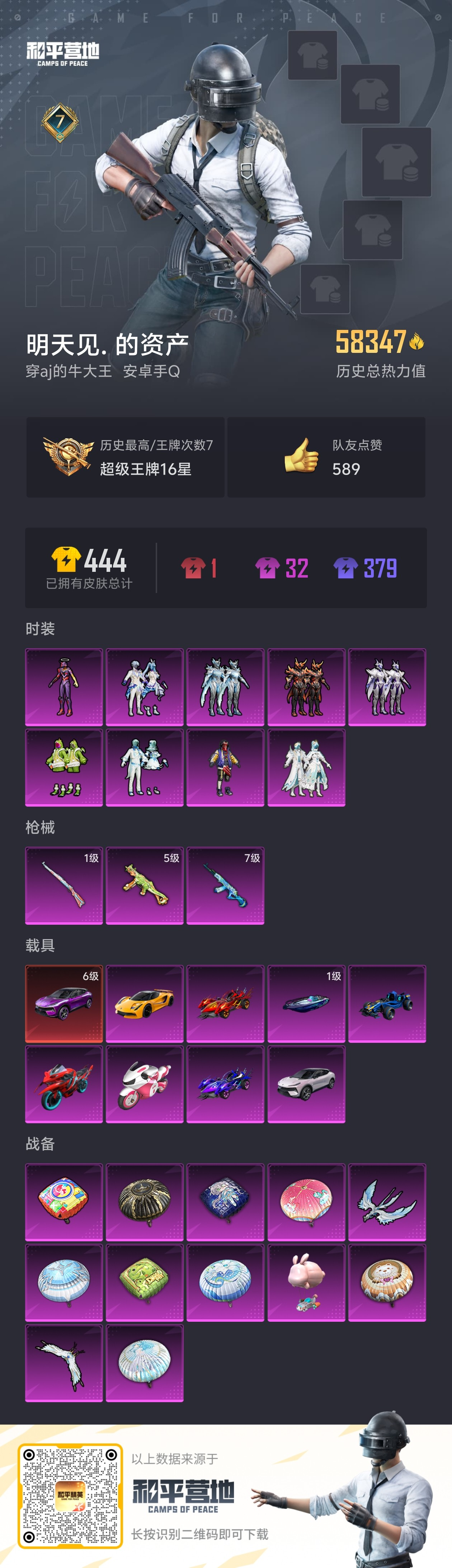 HPKG3142136和平精英账号详情图8