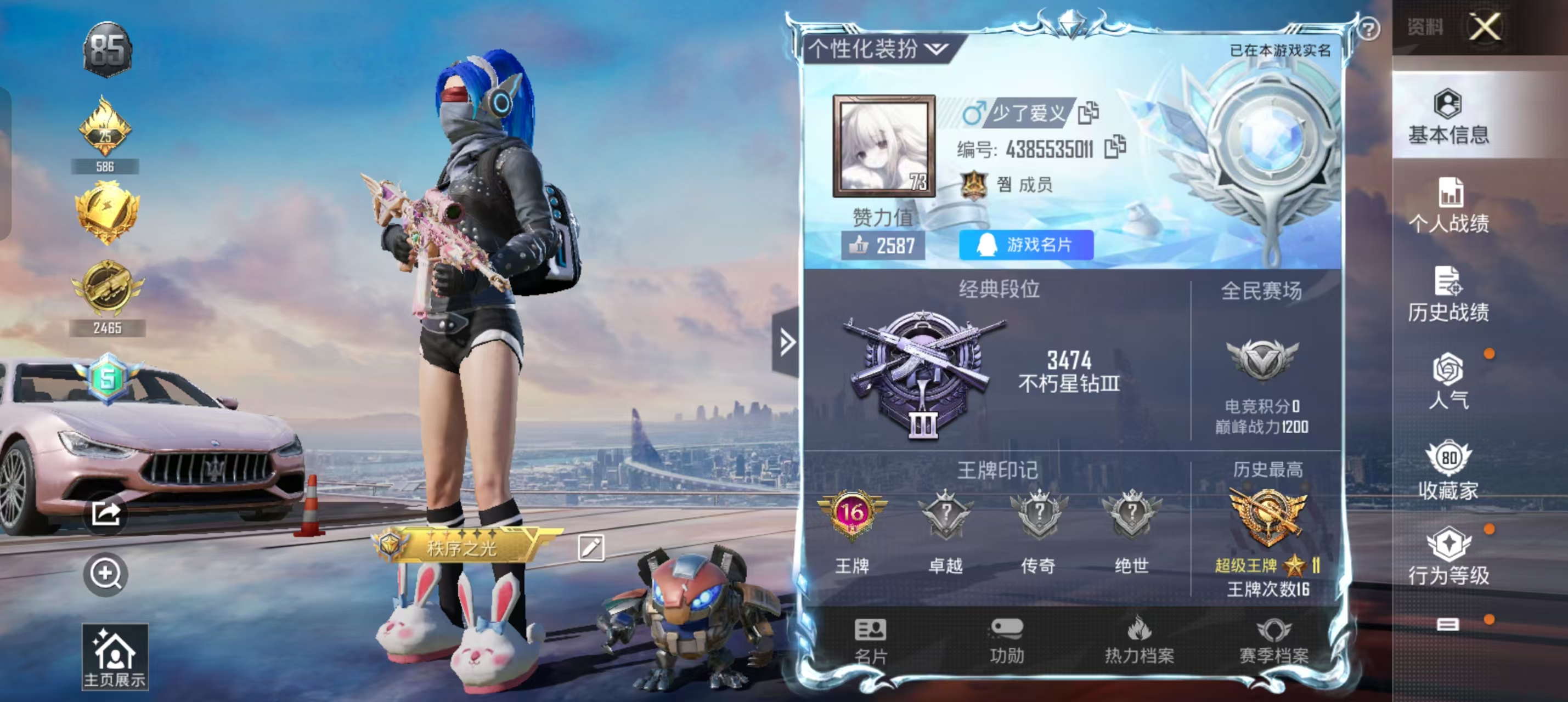 HPKG3147818和平精英账号详情图13