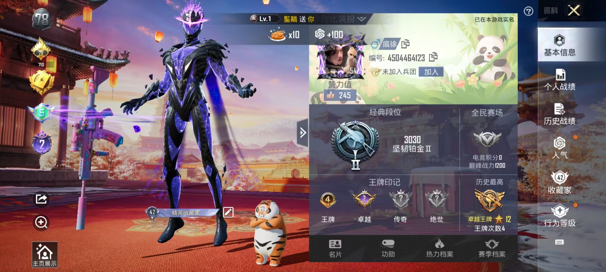 HPKG3178783和平精英账号详情图7