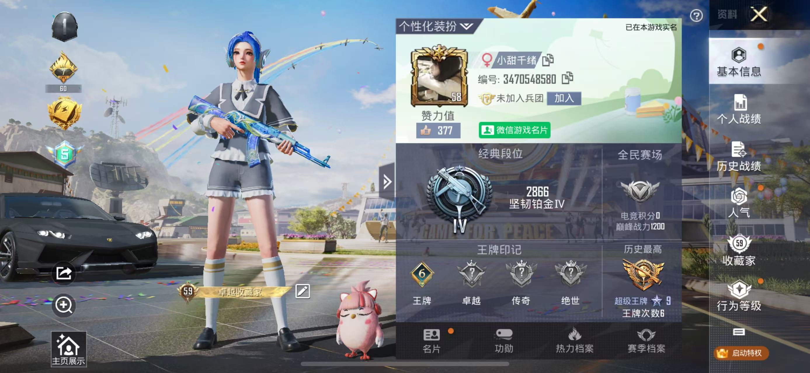 HPKG3159975和平精英账号详情图11