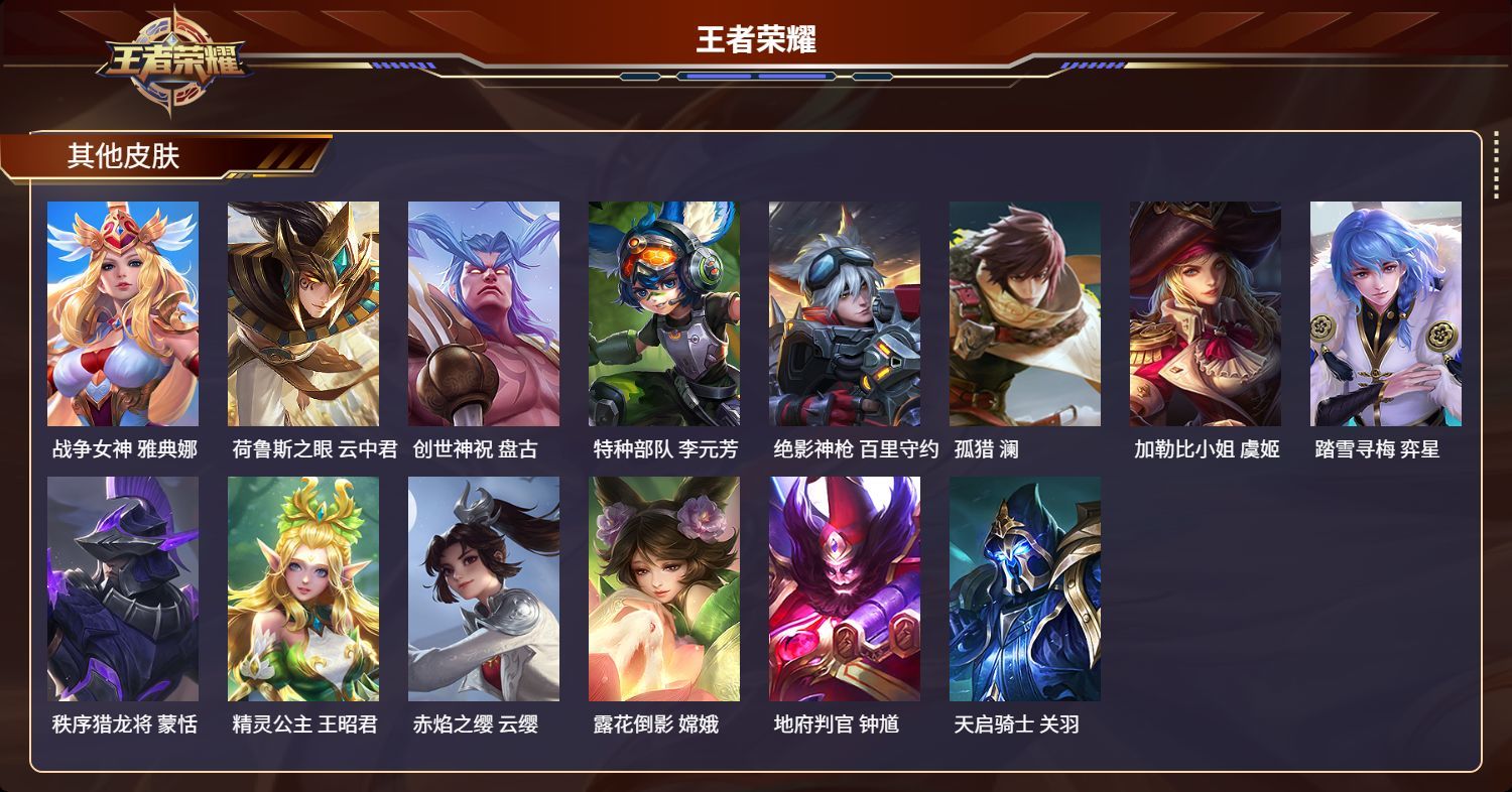 WZMK3117496王者荣耀账号详情图5 WZMK3117496王者荣耀账号详情图5
