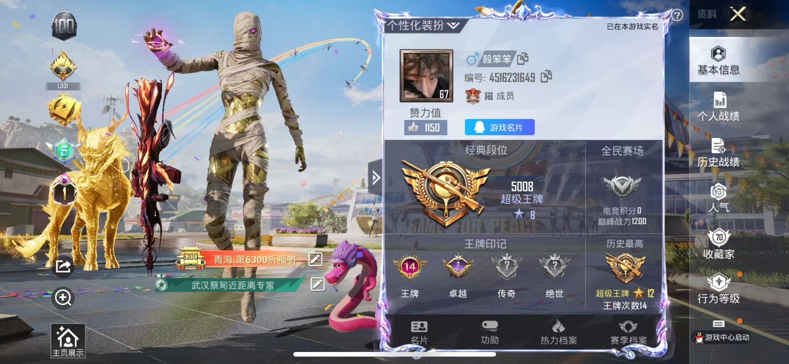 HPKG3216385和平精英账号详情图10 HPKG3216385和平精英账号详情图10