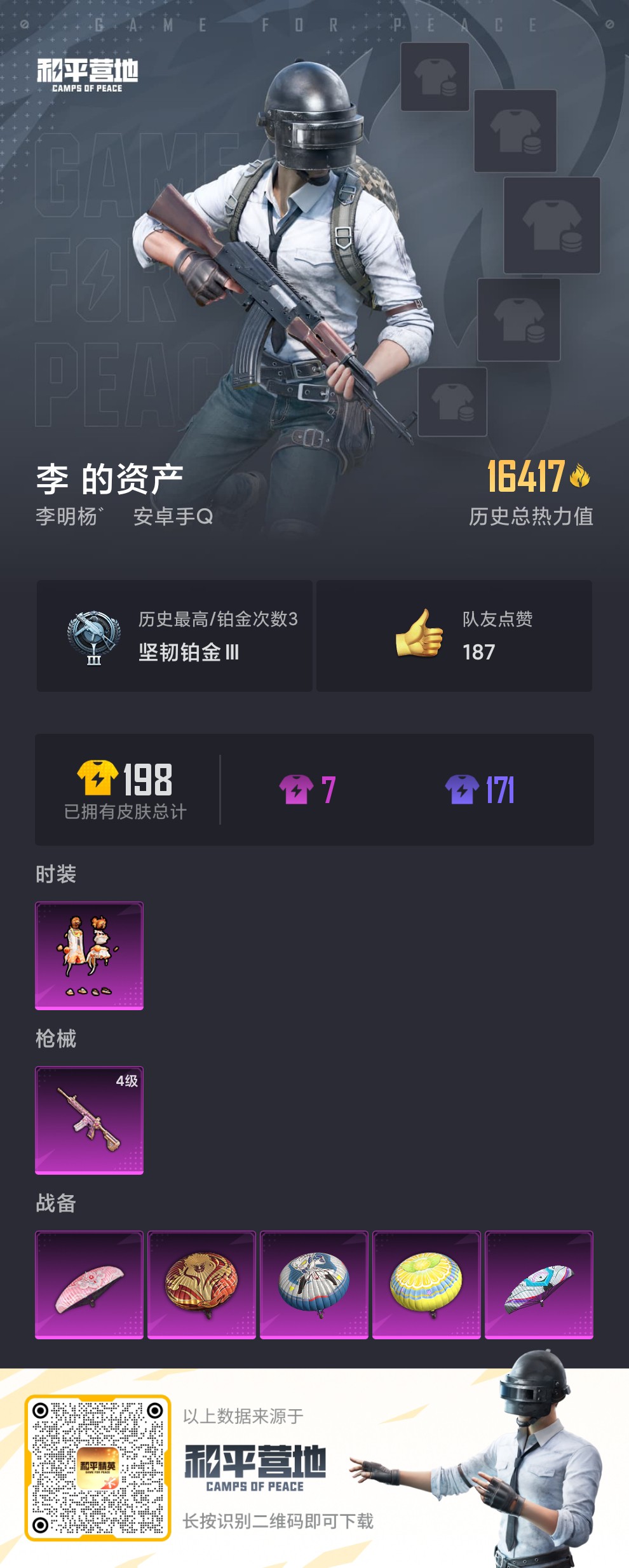 HPSJ3144314和平精英账号详情图5