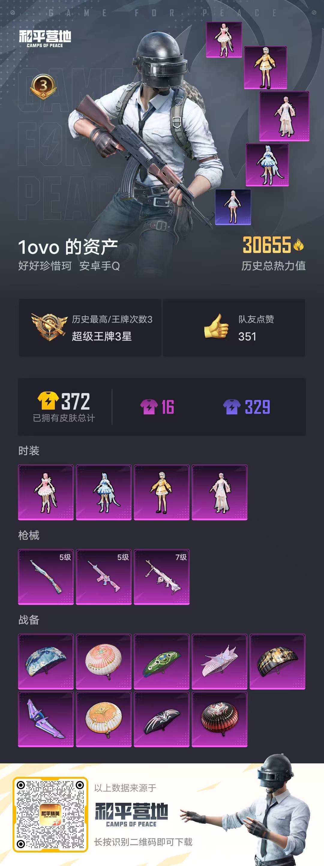 HPKG3194391和平精英账号详情图7 HPKG3194391和平精英账号详情图7