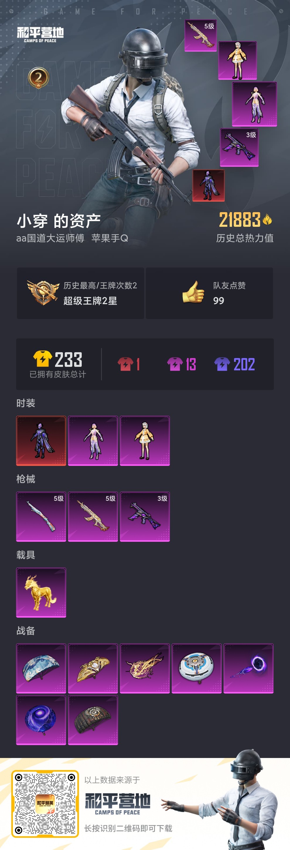HPSJ3216487和平精英账号详情图4 HPSJ3216487和平精英账号详情图4