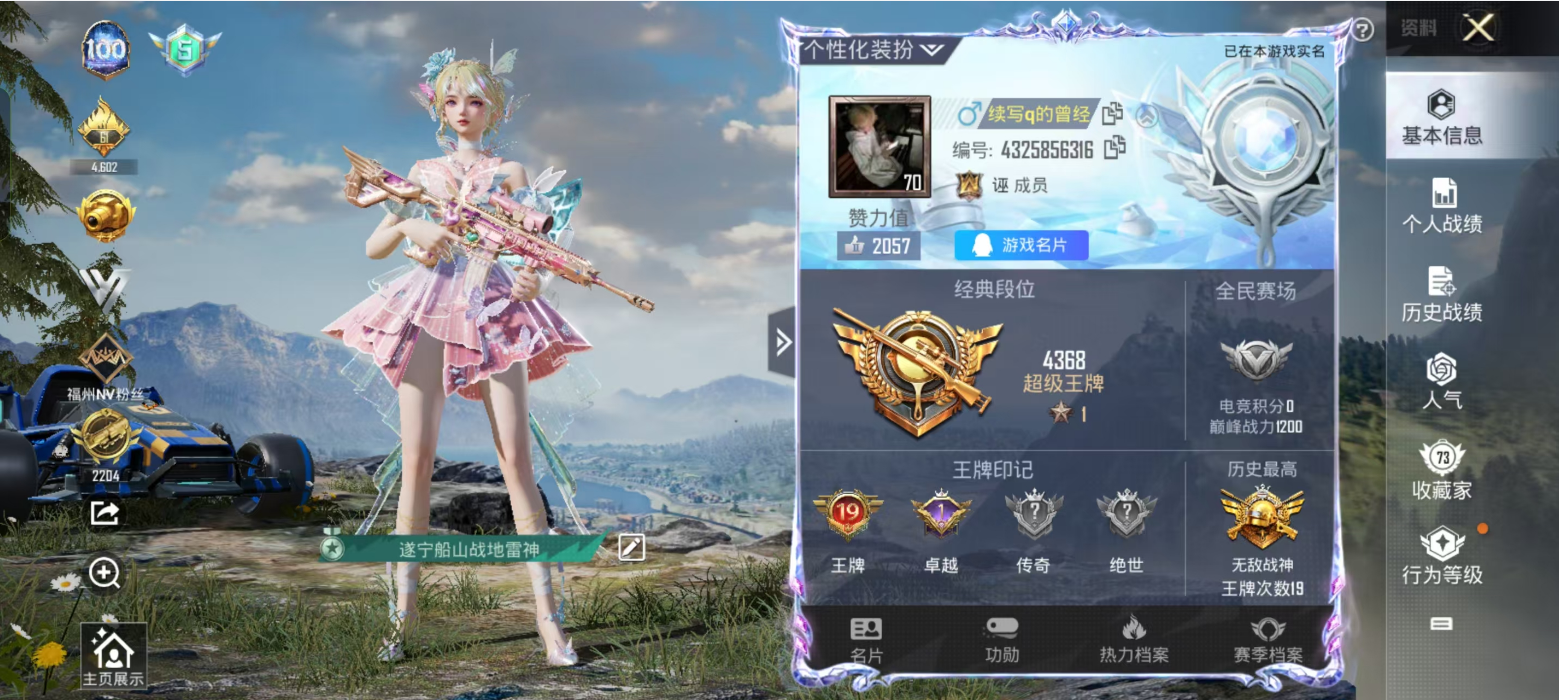 HPKG3162298和平精英账号详情图5