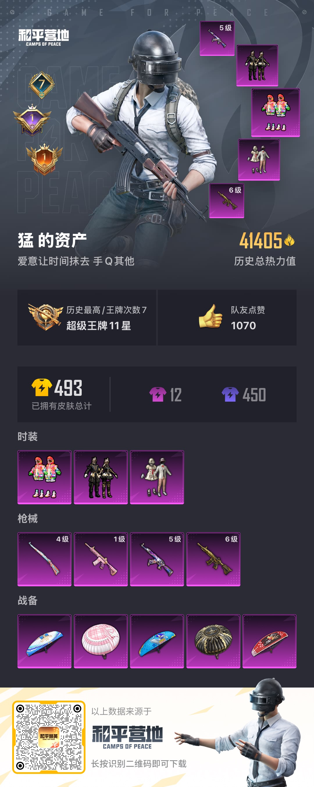 HPSJ3161066和平精英账号详情图2