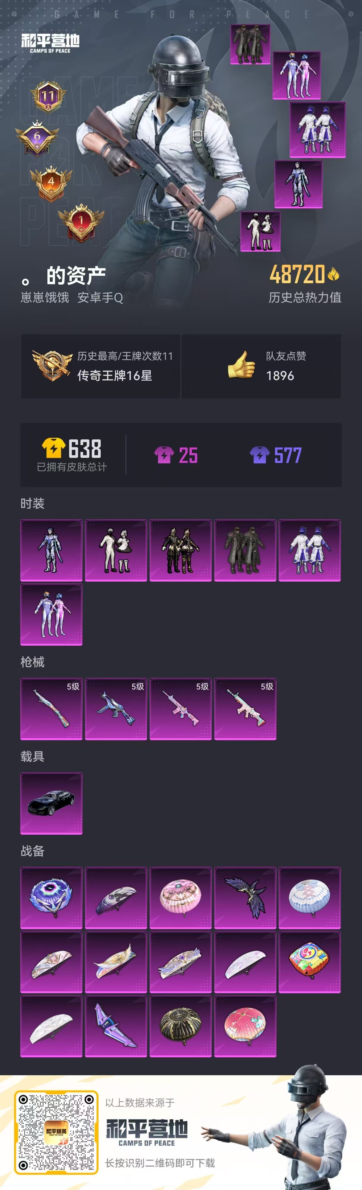 HPSJ3197403和平精英账号详情图8 HPSJ3197403和平精英账号详情图8