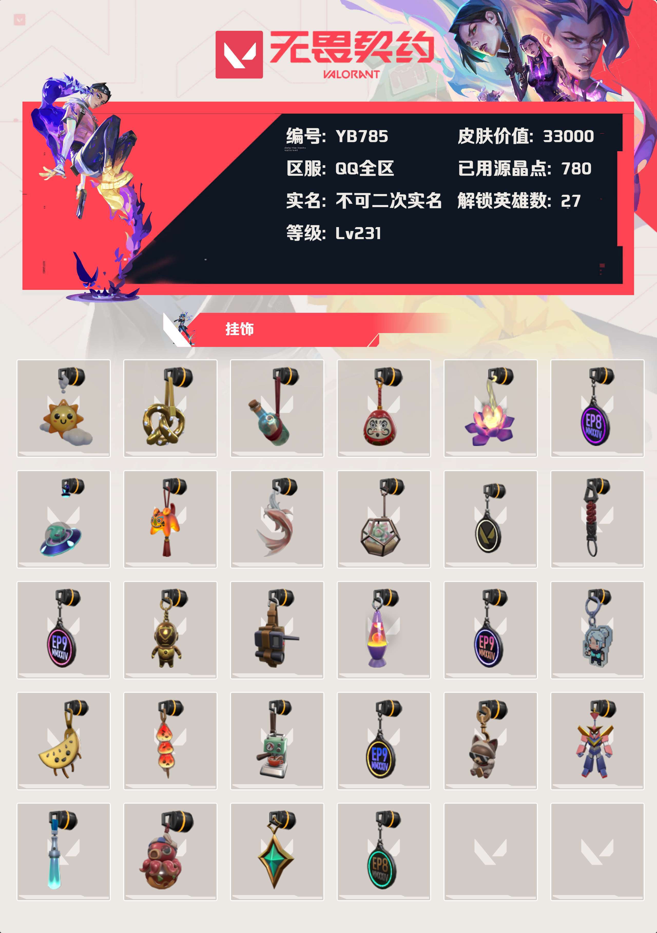 WWQYBY34004无畏契约账号详情图4 WWQYBY34004无畏契约账号详情图4
