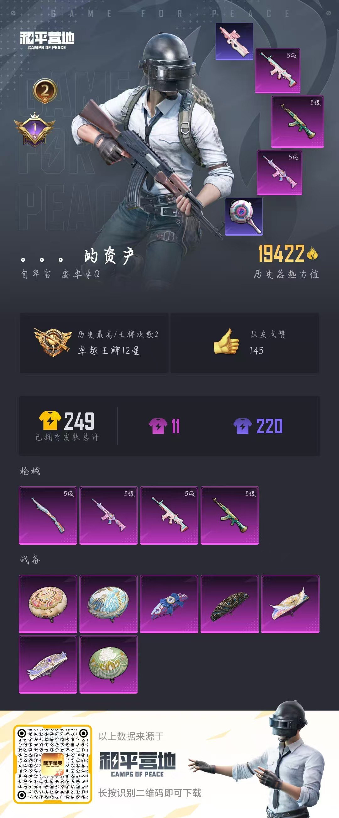 HPKG3198237和平精英账号详情图8 HPKG3198237和平精英账号详情图8