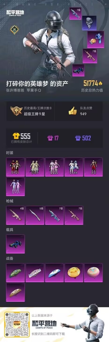 HPKG3198320和平精英账号详情图10 HPKG3198320和平精英账号详情图10