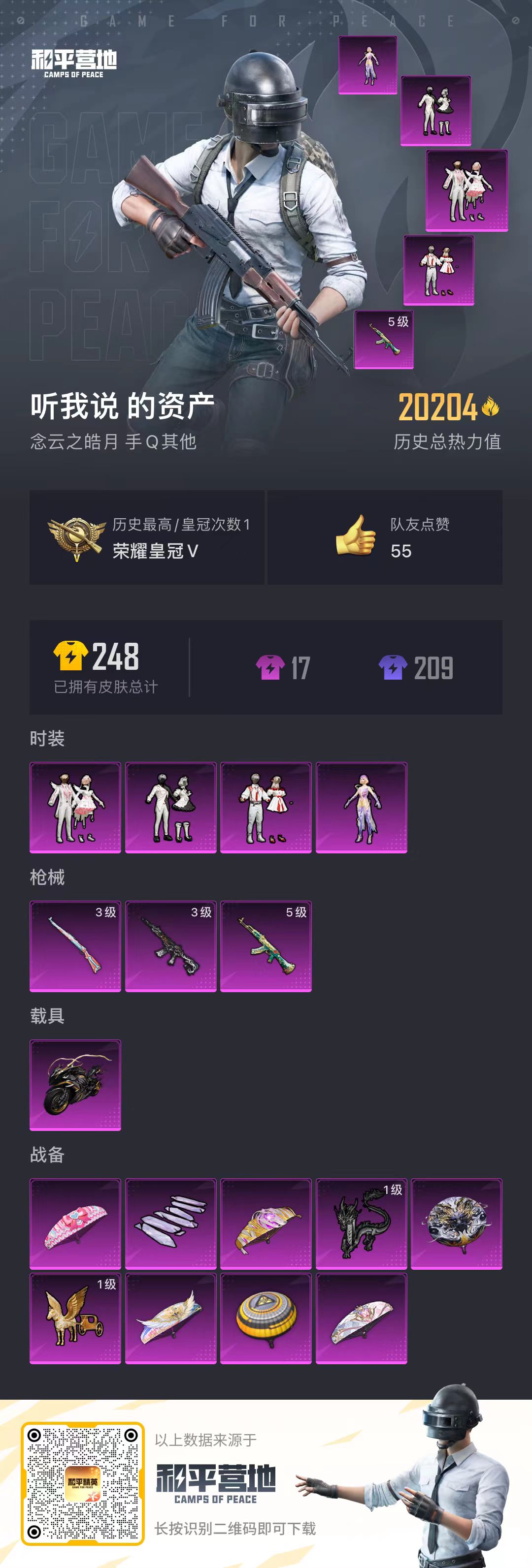HPSJ3286346和平精英账号详情图3 HPSJ3286346和平精英账号详情图3