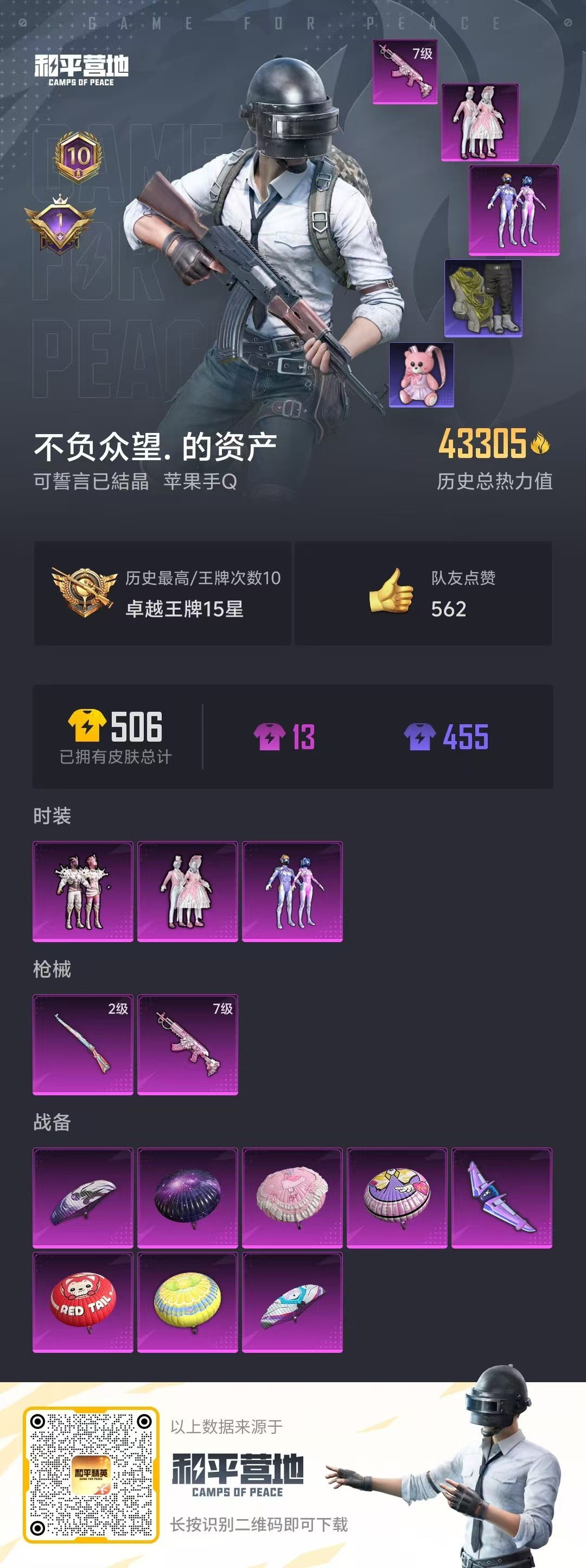 HPSJ3203977和平精英账号详情图8 HPSJ3203977和平精英账号详情图8