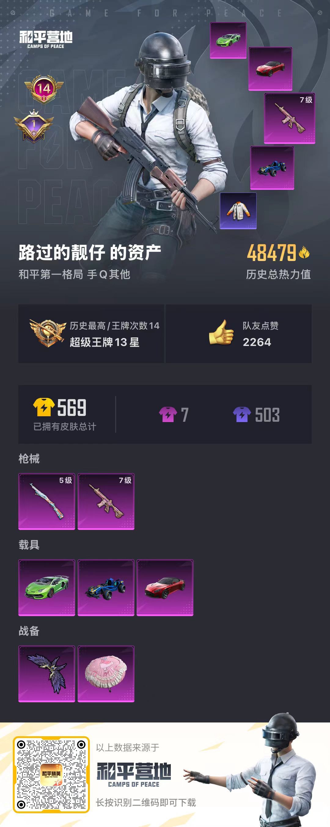 HPKG3223111和平精英账号详情图10 HPKG3223111和平精英账号详情图10