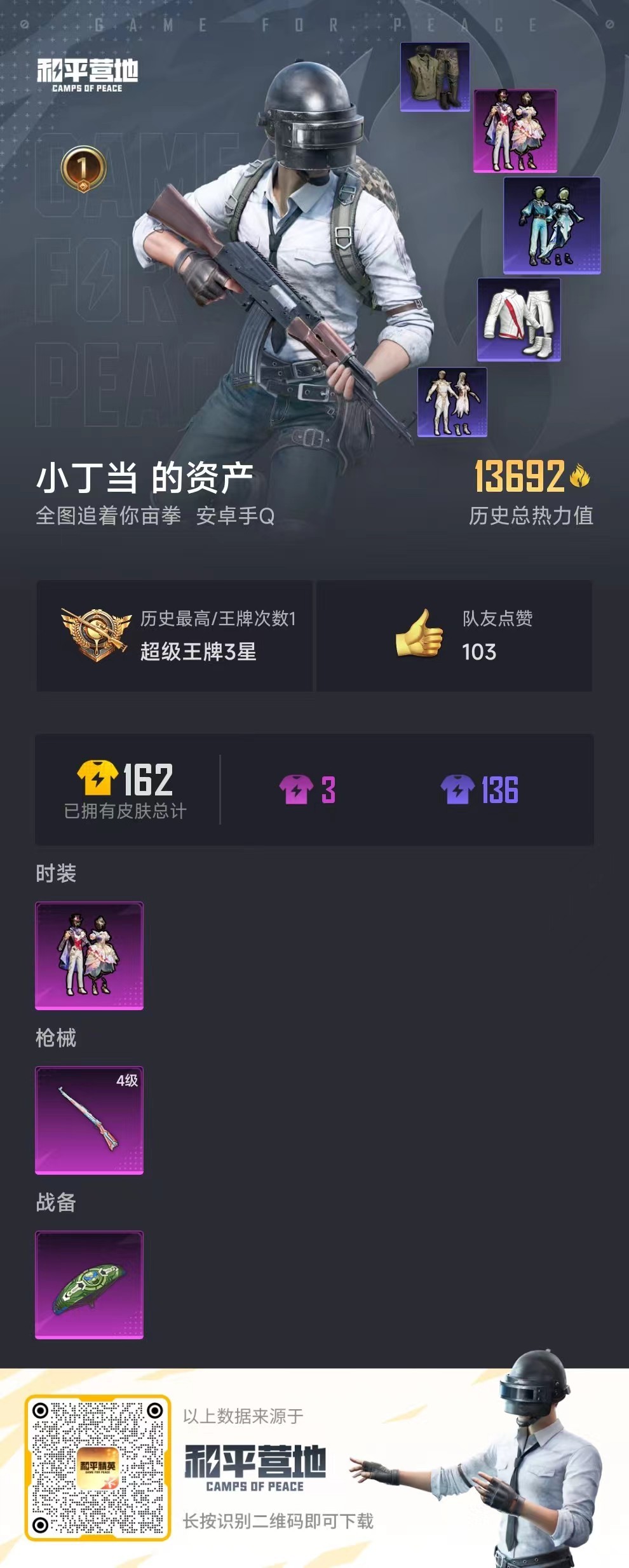 HPSJ3214932和平精英账号详情图5 HPSJ3214932和平精英账号详情图5