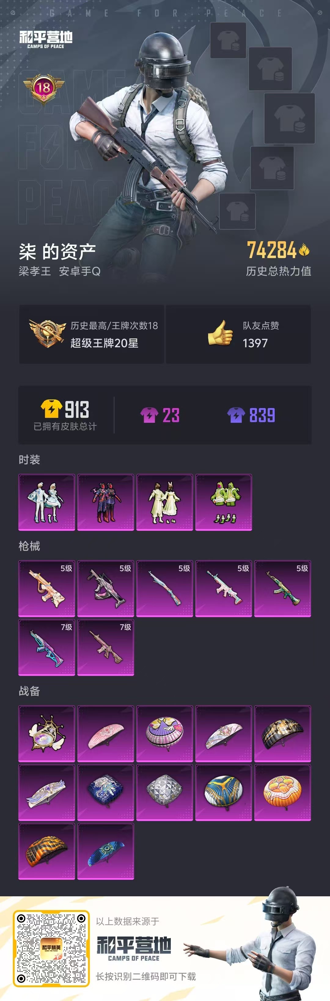 HPKG3232418和平精英账号详情图4 HPKG3232418和平精英账号详情图4