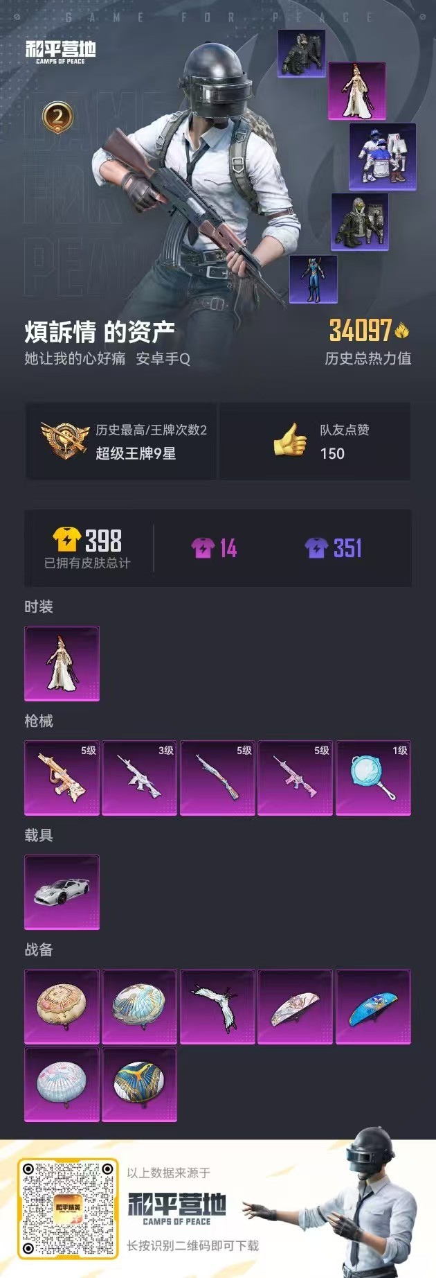 HPSJ3217102和平精英账号详情图4 HPSJ3217102和平精英账号详情图4