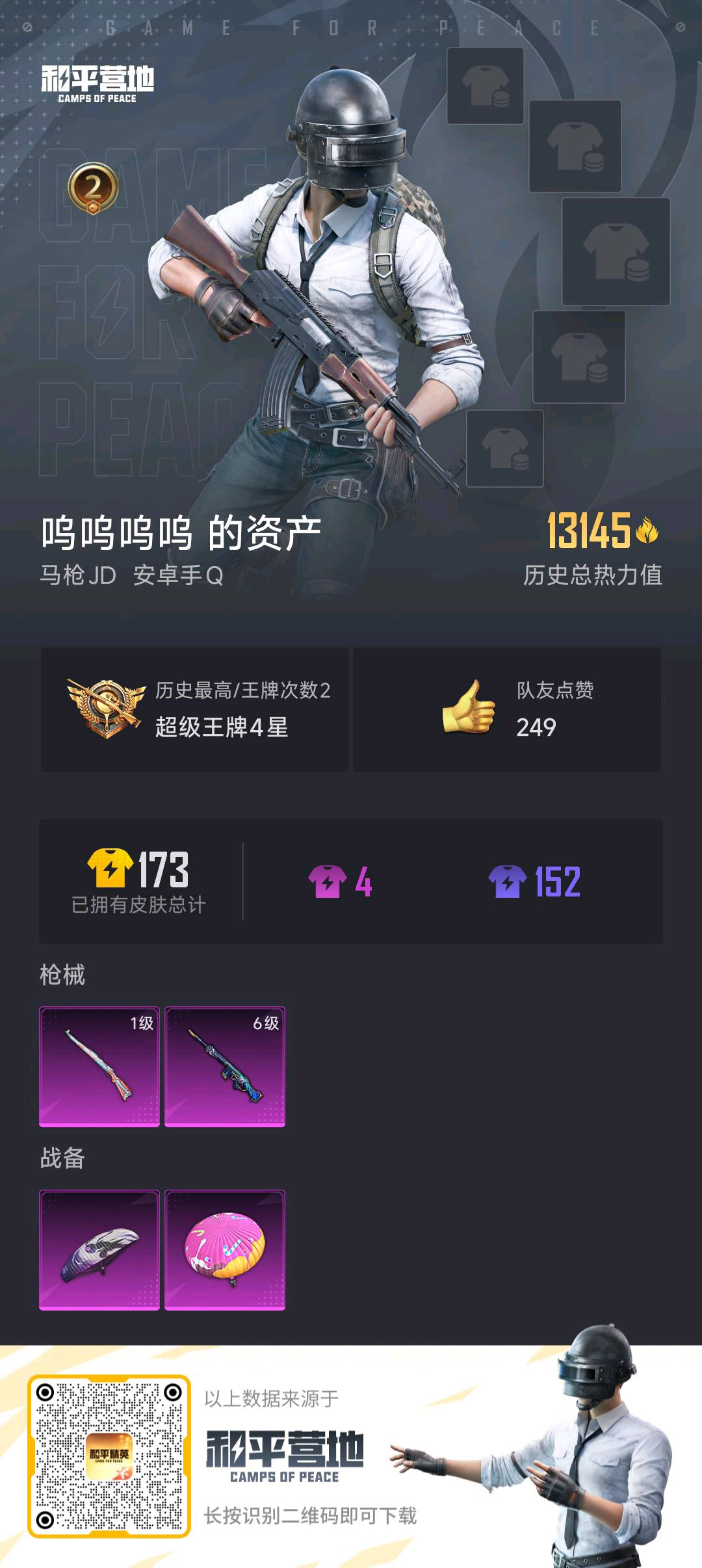 HPSJ3217264和平精英账号详情图3