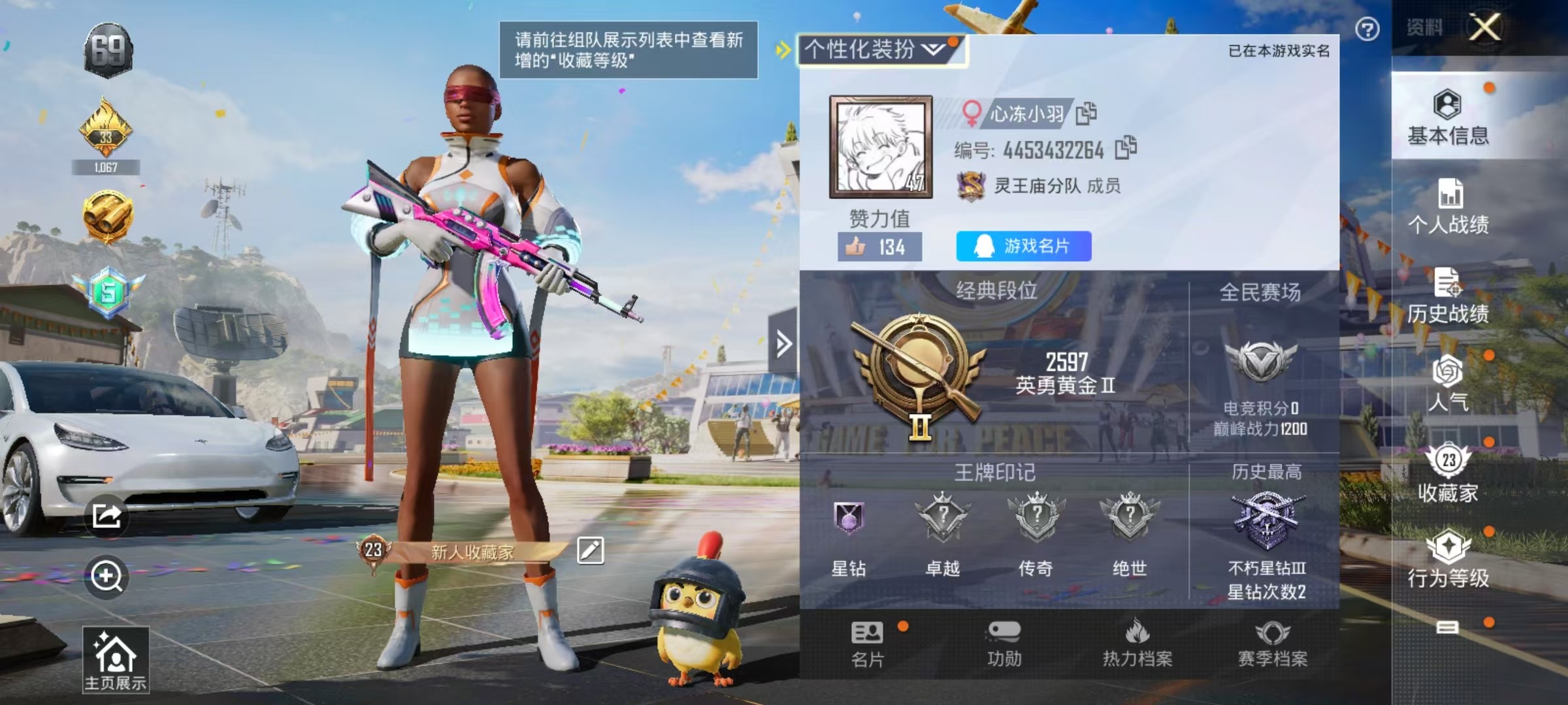 HPSJ3219194和平精英账号详情图4 HPSJ3219194和平精英账号详情图4