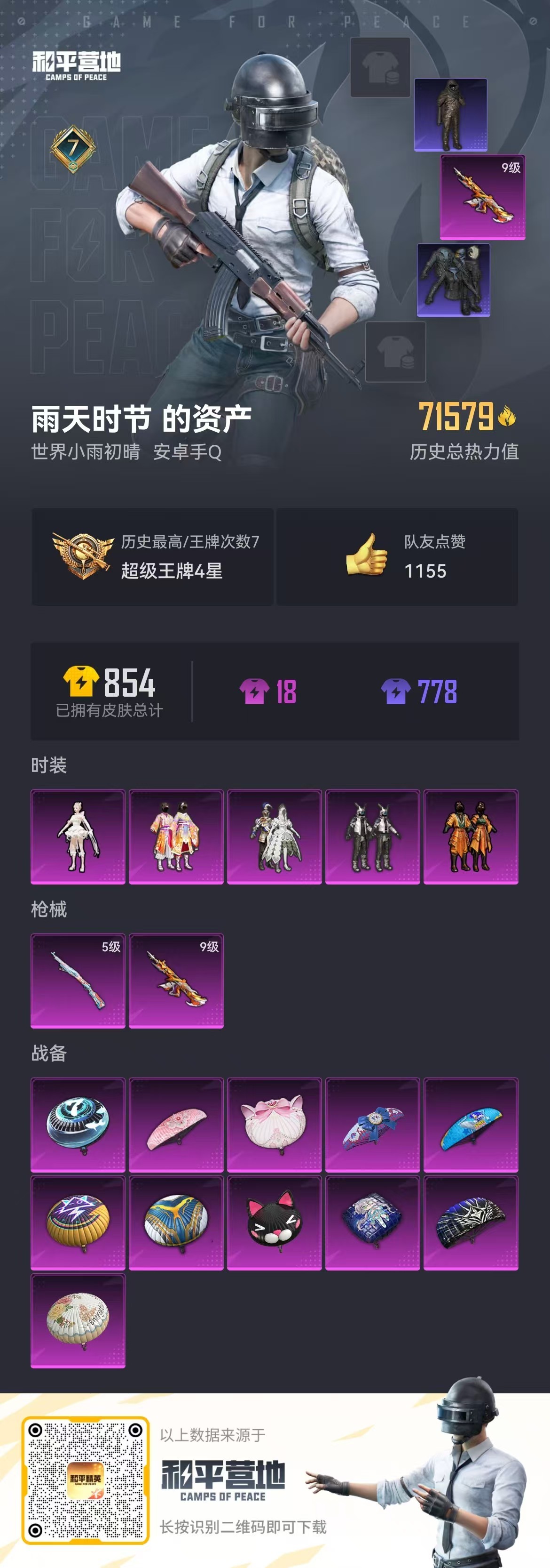 HPSJ3222422和平精英账号详情图9 HPSJ3222422和平精英账号详情图9