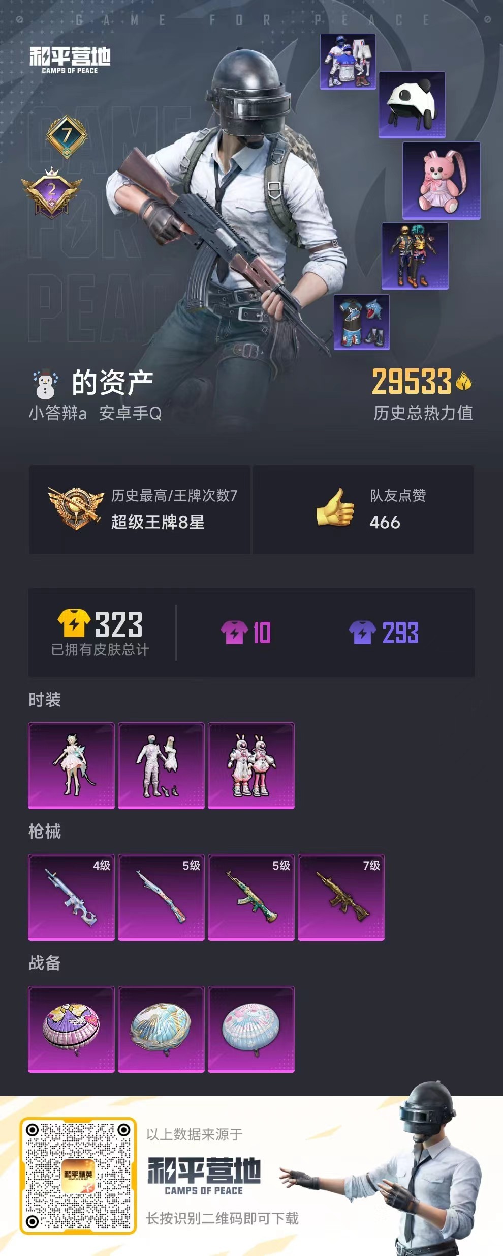 HPKG3225047和平精英账号详情图8 HPKG3225047和平精英账号详情图8
