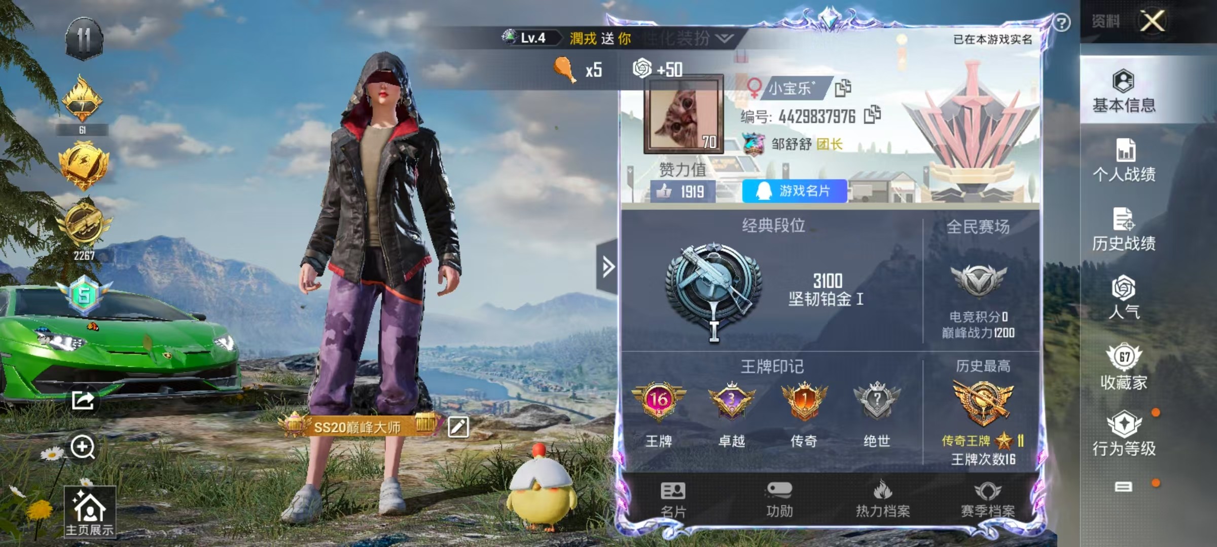 HPSJ3256132和平精英账号详情图10 HPSJ3256132和平精英账号详情图10