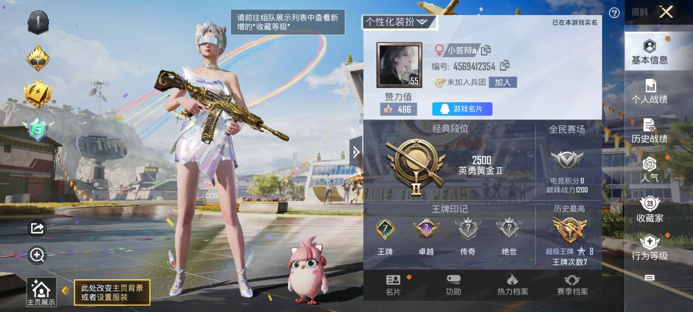 HPKG3225047和平精英账号详情图9 HPKG3225047和平精英账号详情图9